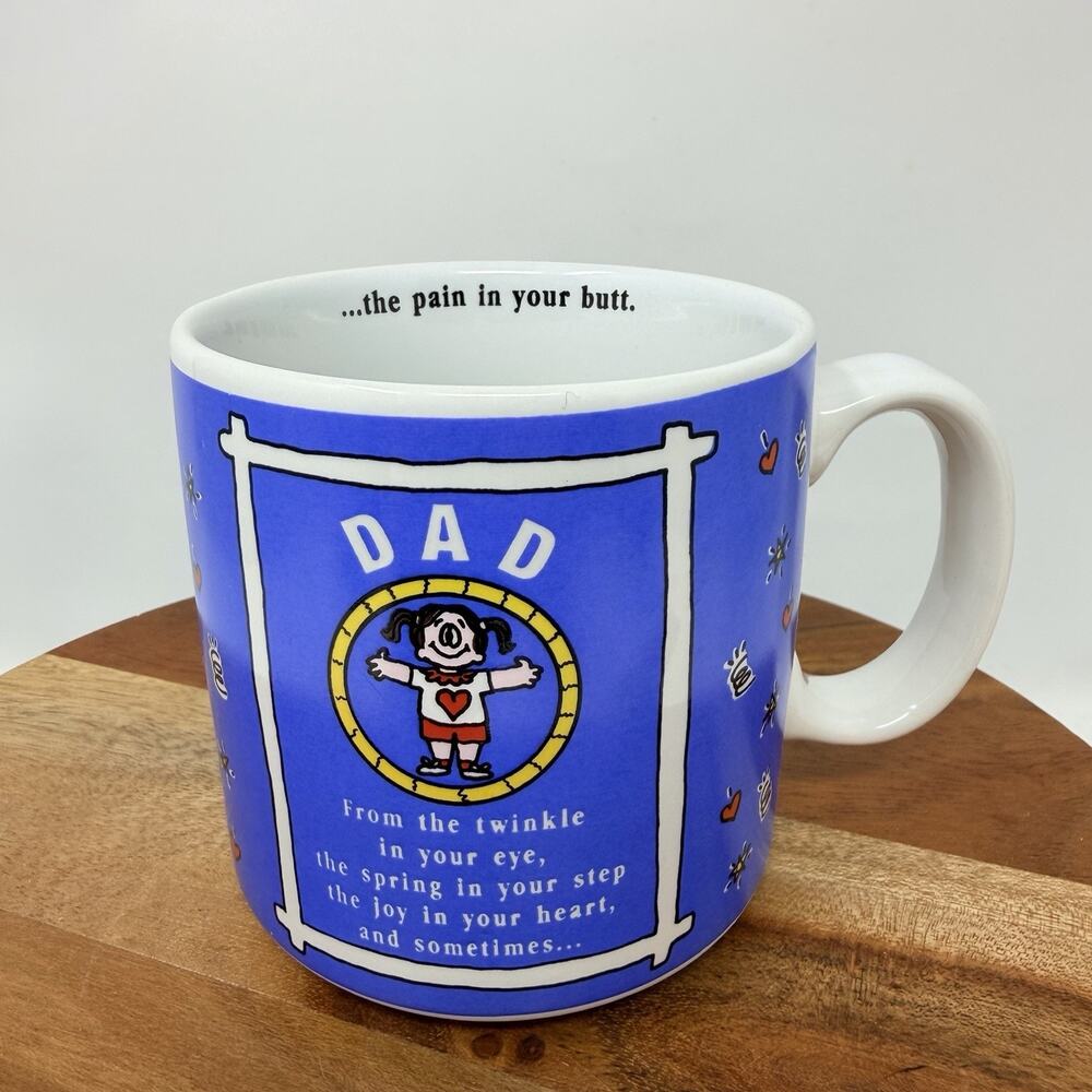 New Mug Cathy Guisewite Cartoon Father Gift Daughter 80's Vintage